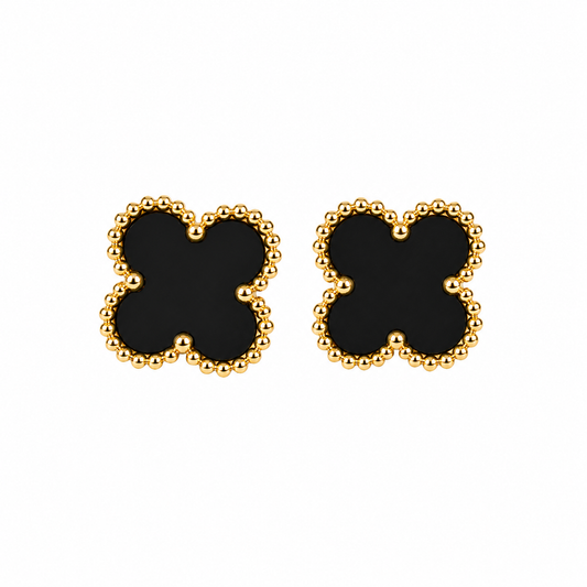 Brincos Lucky Clover | Black