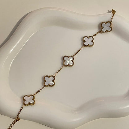 Pulseira Lucky Clover - Branco