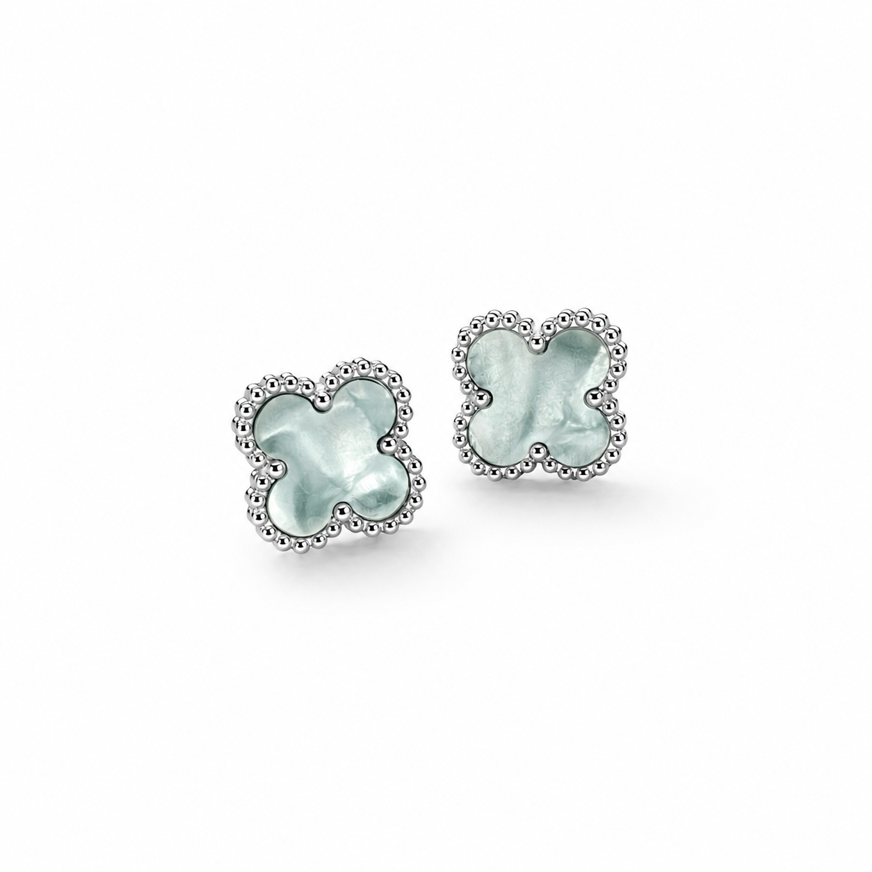 Brincos Lucky Clover Silver | Oliva