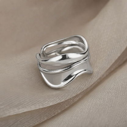 Anel Flow - Prateado