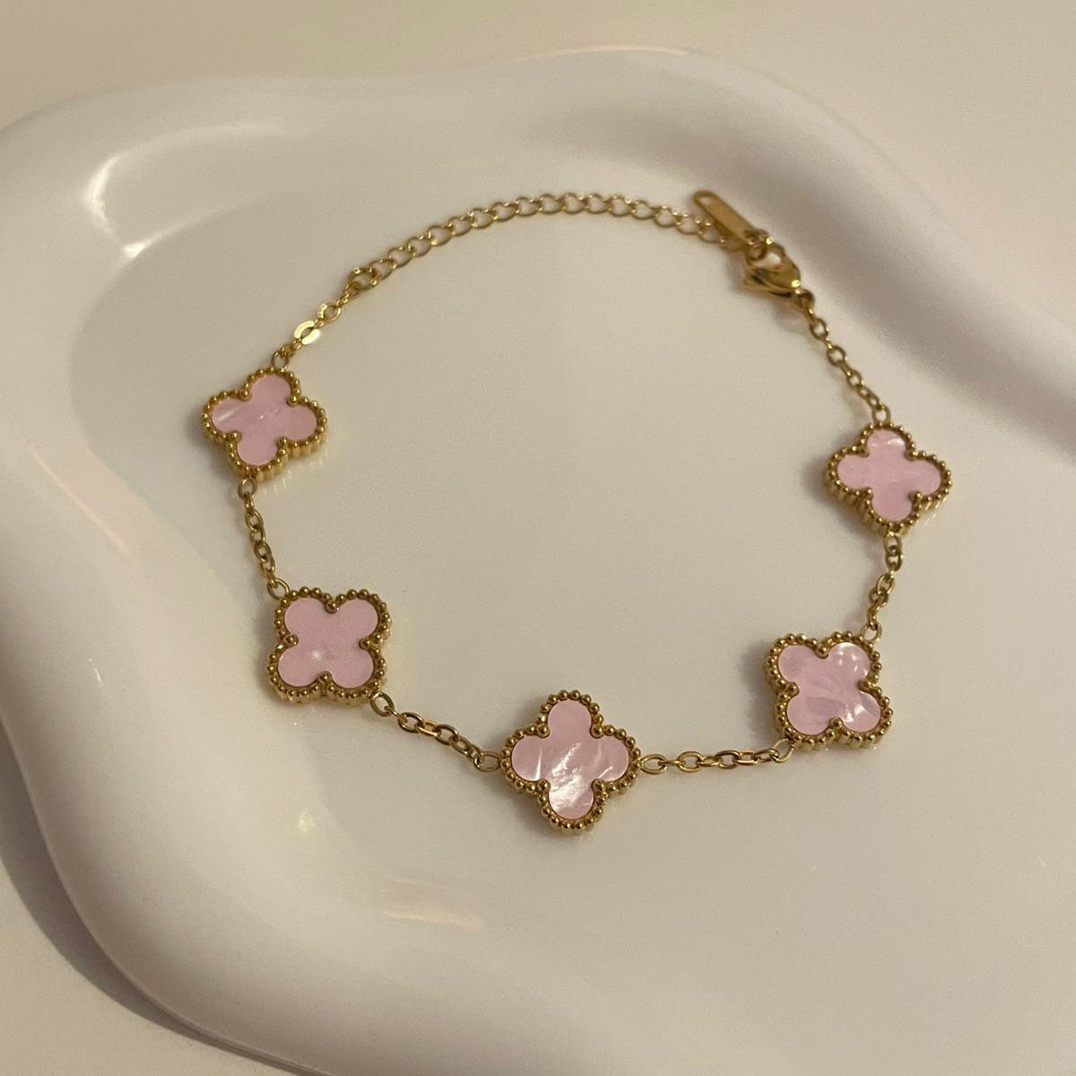 Pulseira Lucky Clover - Blush