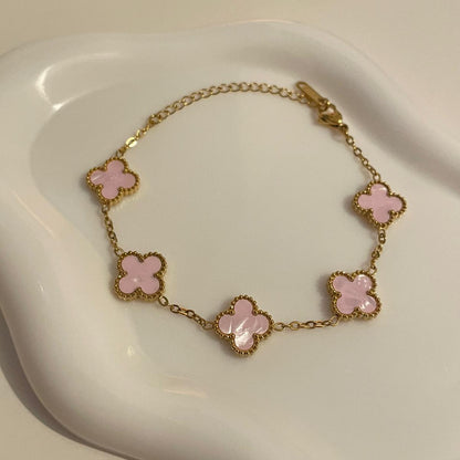 Pulseira Lucky Clover - Blush