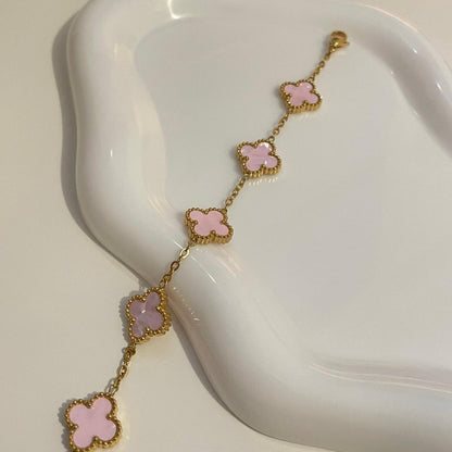 Pulseira Lucky Clover - Blush