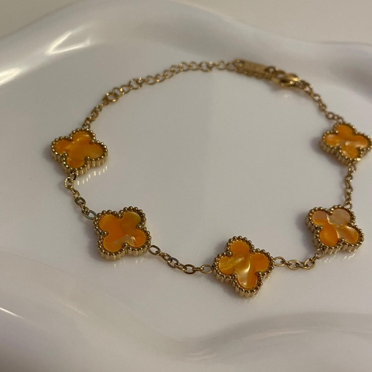 Pulseira Lucky Clover - Mel