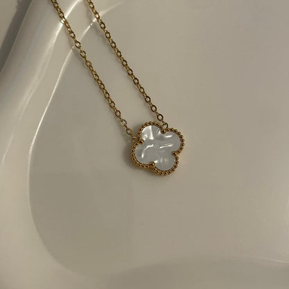 Colar Lucky Clover - Branco