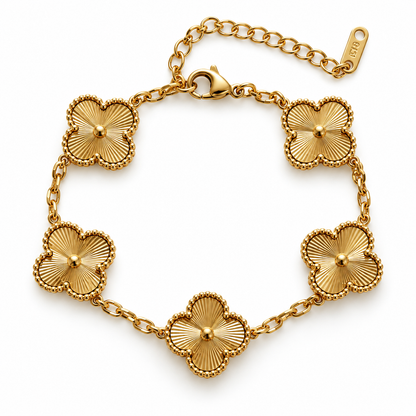 Pulseira Shiny Gold Clover