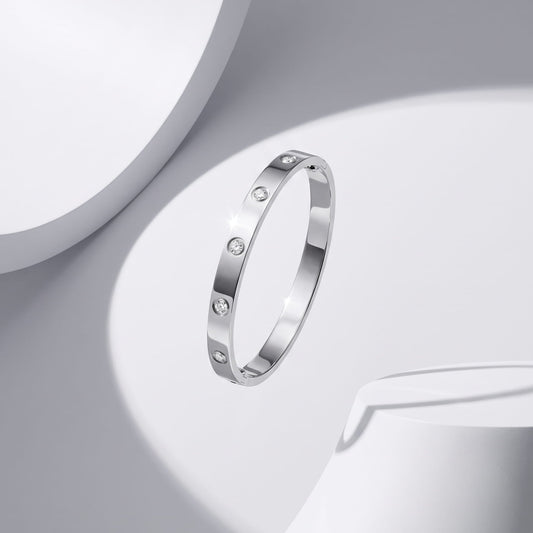Pulseira Silver Love's Bangle