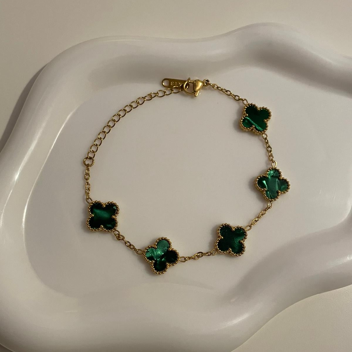 Pulseira Lucky Clover - Esmeralda