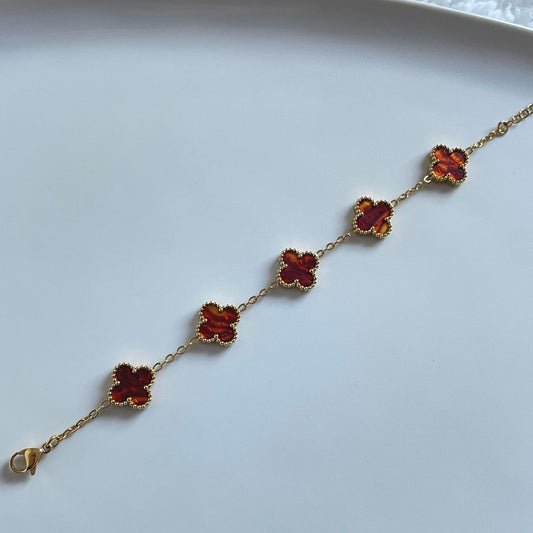 Pulseira Lucky Clover - Âmbar