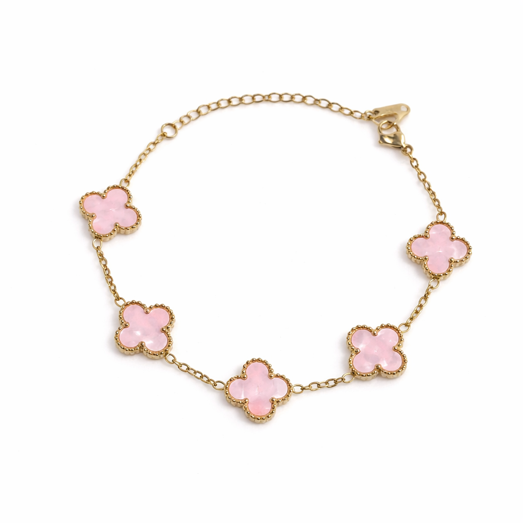 Pulseira Lucky Clover - Blush