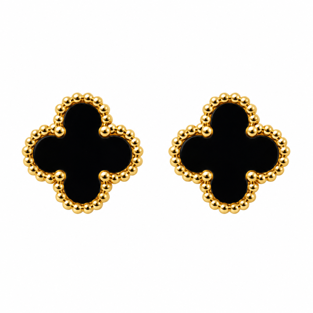 Brincos Lucky Clover | Black