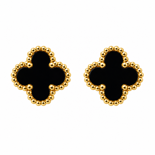 Brincos Lucky Clover | Black