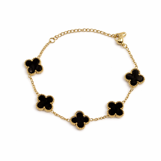 Pulseira Lucky Clover - Preto