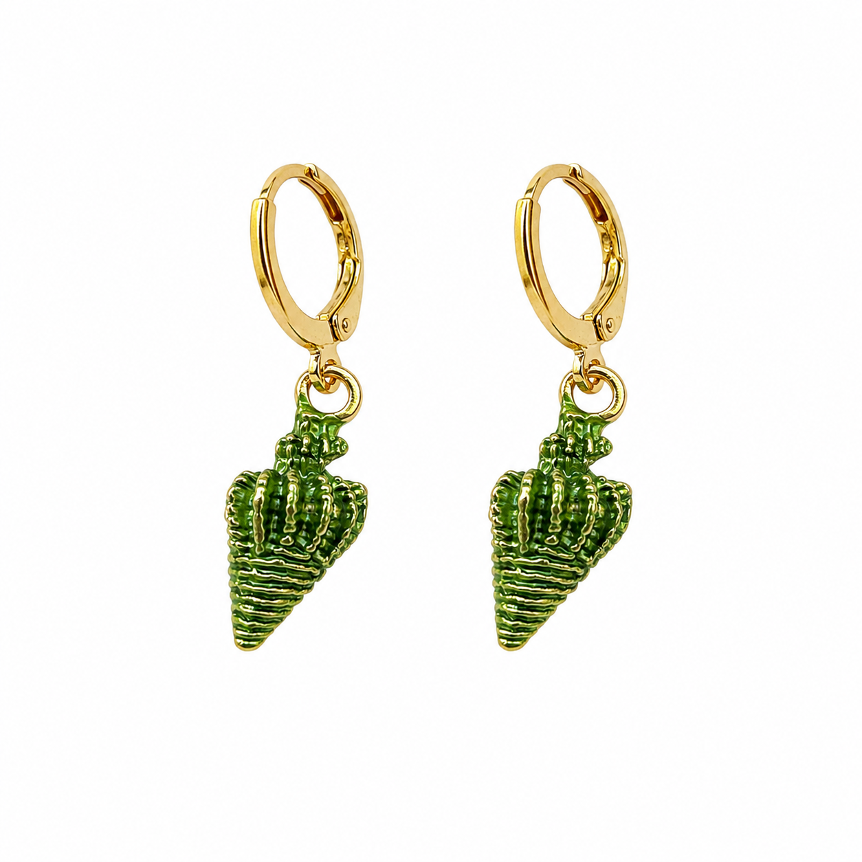 Brincos Whelk | Green