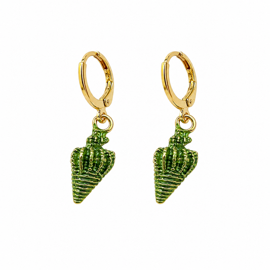 Brincos Whelk | Green