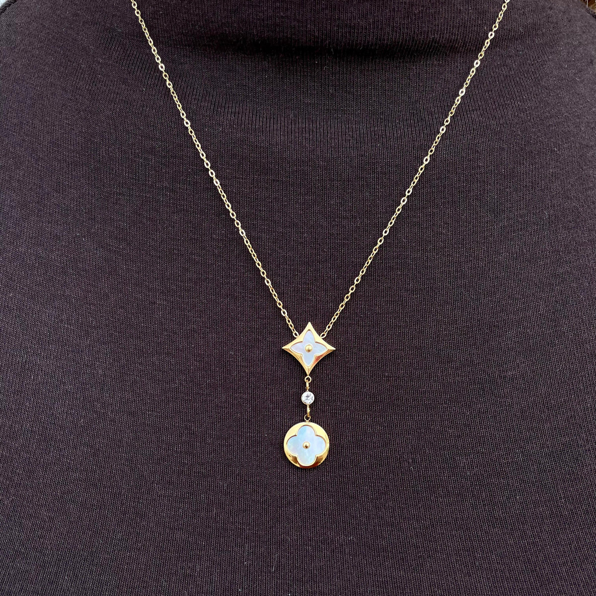 Colar Gold Luxe | White