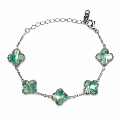 Pulseira Lucky Clover Silver | Oliva