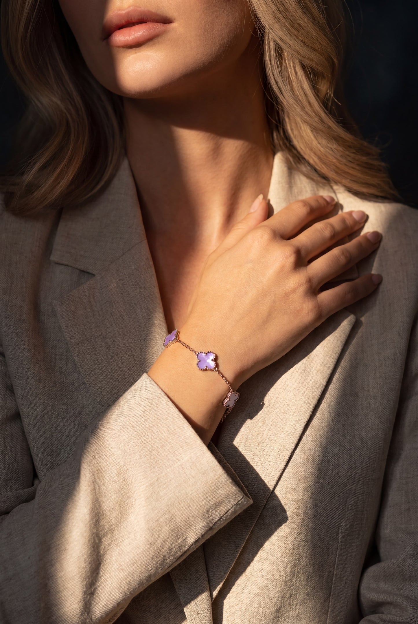 Pulseira Lucky Clover | Lilac