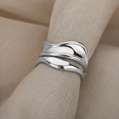 Anel Flow - Prateado