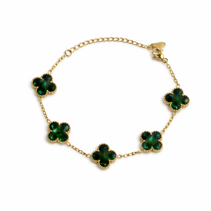 Pulseira Lucky Clover - Esmeralda
