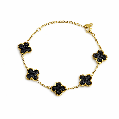Pulseira Lucky Clover - Onyx