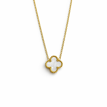 Colar Lucky Clover - Branco