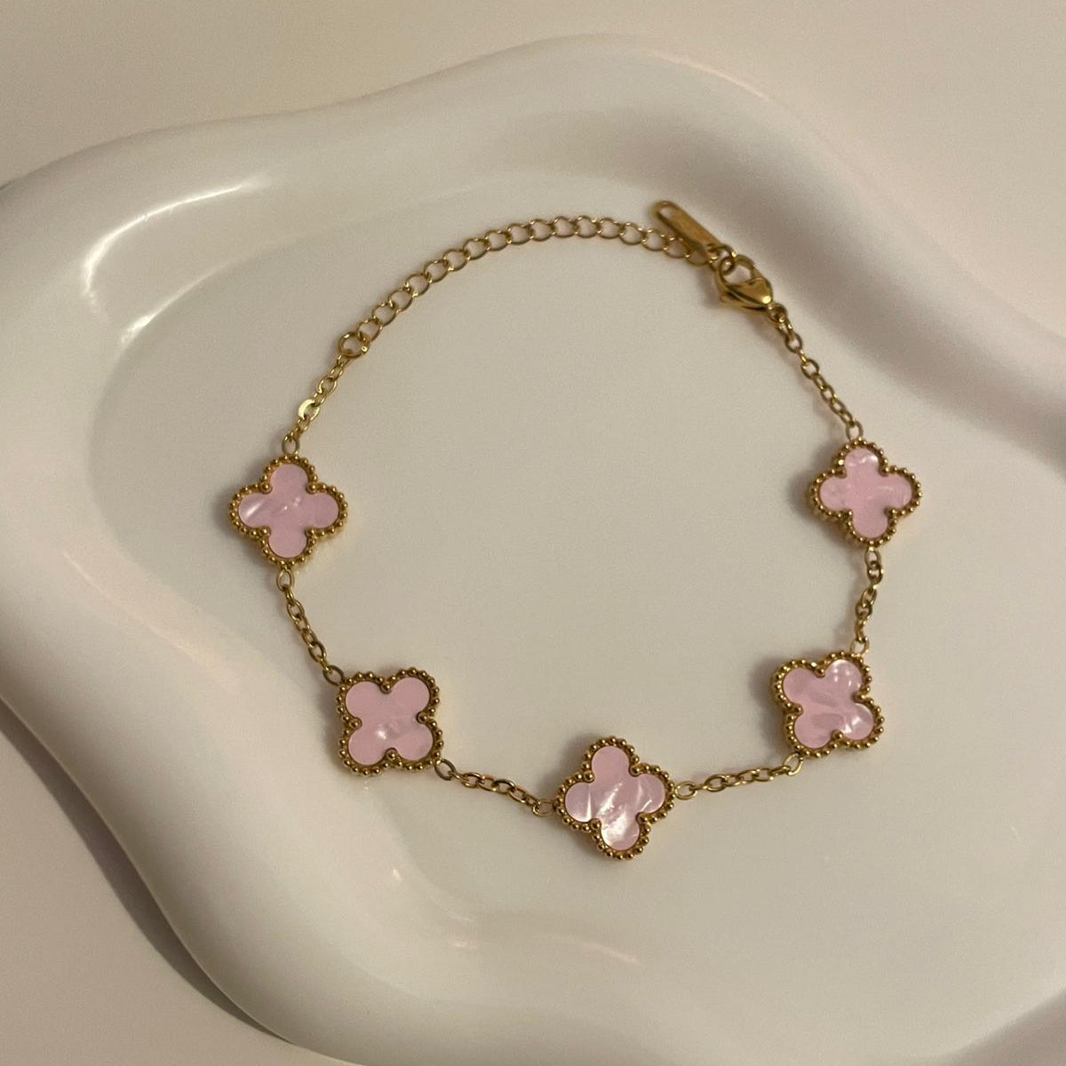 Pulseira Lucky Clover - Blush