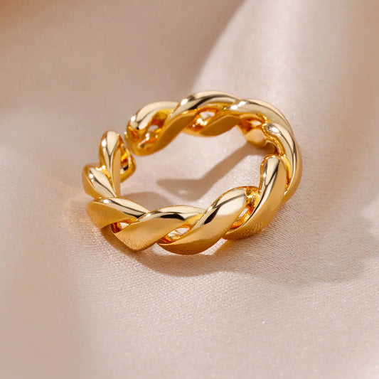 Anel Laço - Dourado