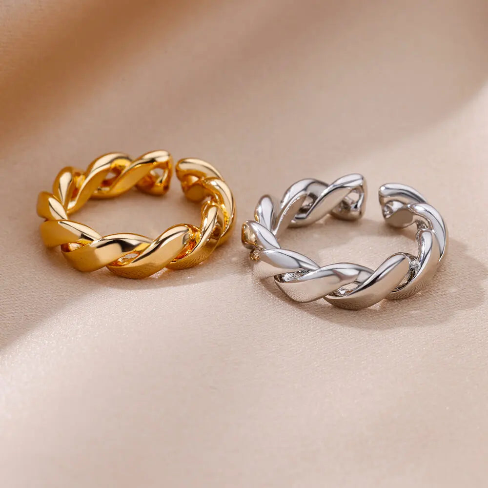 Anel Laço - Prateado