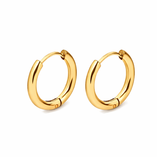 Argola Basic - Dourado