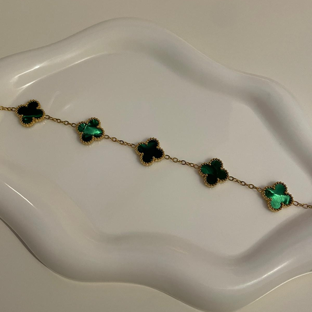 Pulseira Lucky Clover - Esmeralda