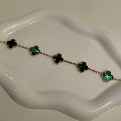 Pulseira Lucky Clover - Esmeralda