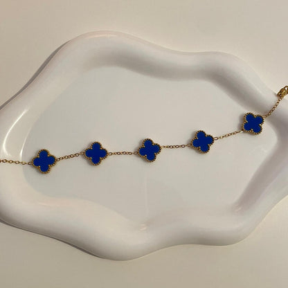 Pulseira Lucky Clover - Azul Royal