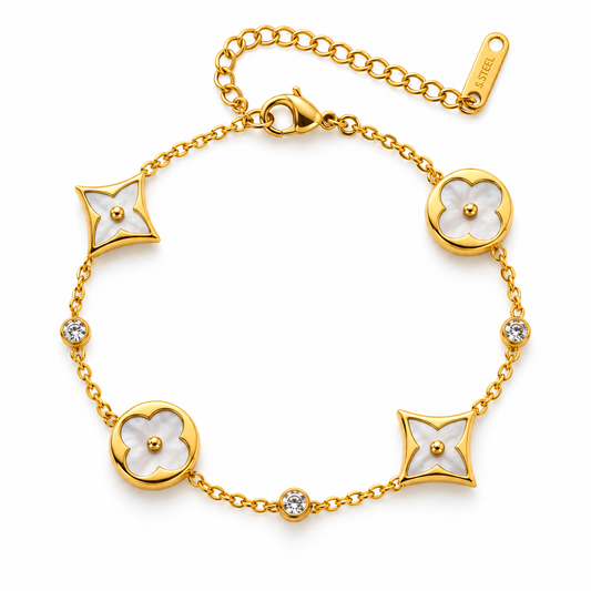 Pulseira Gold Luxe | White