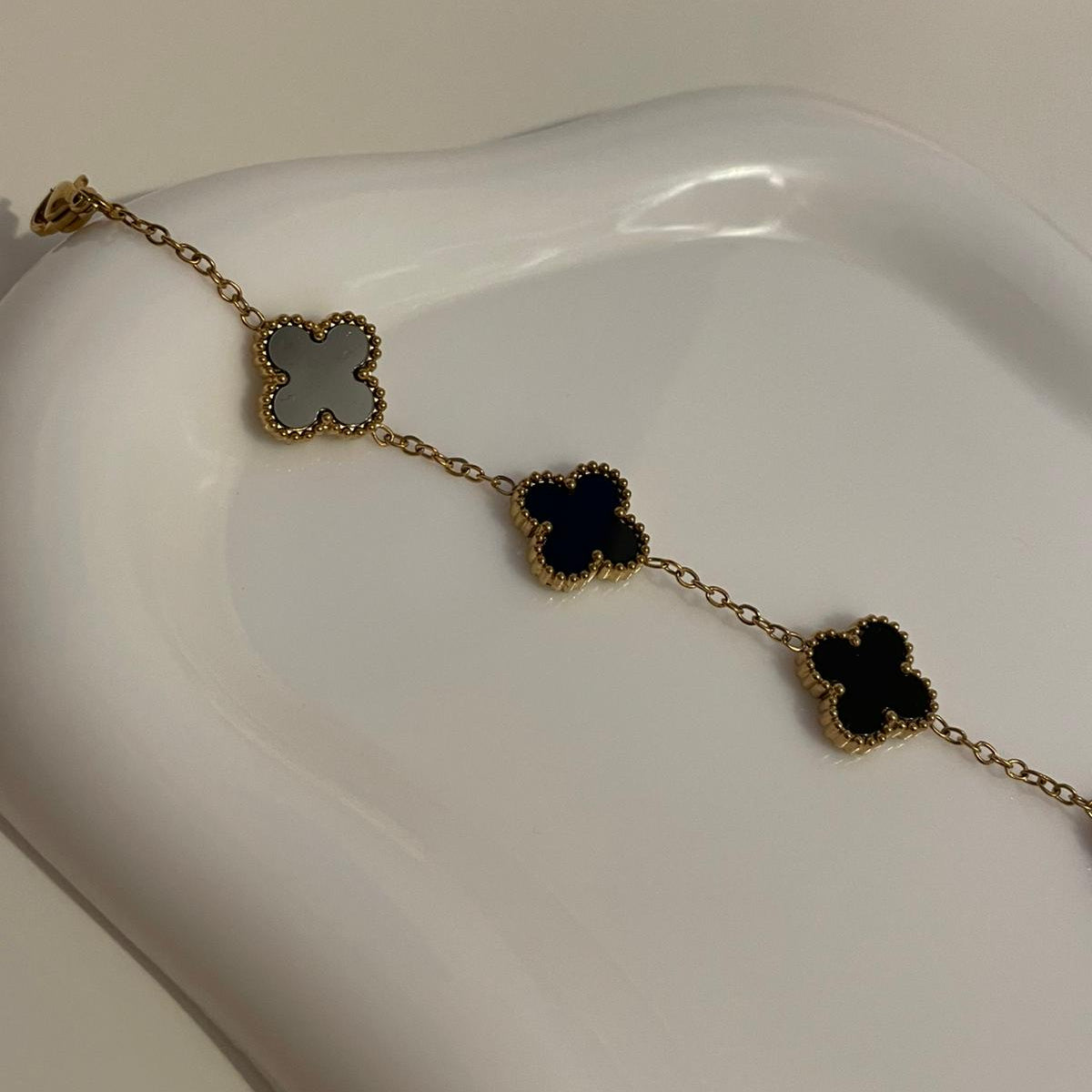 Pulseira Lucky Clover - Preto