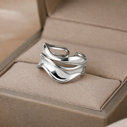 Anel Flow - Prateado