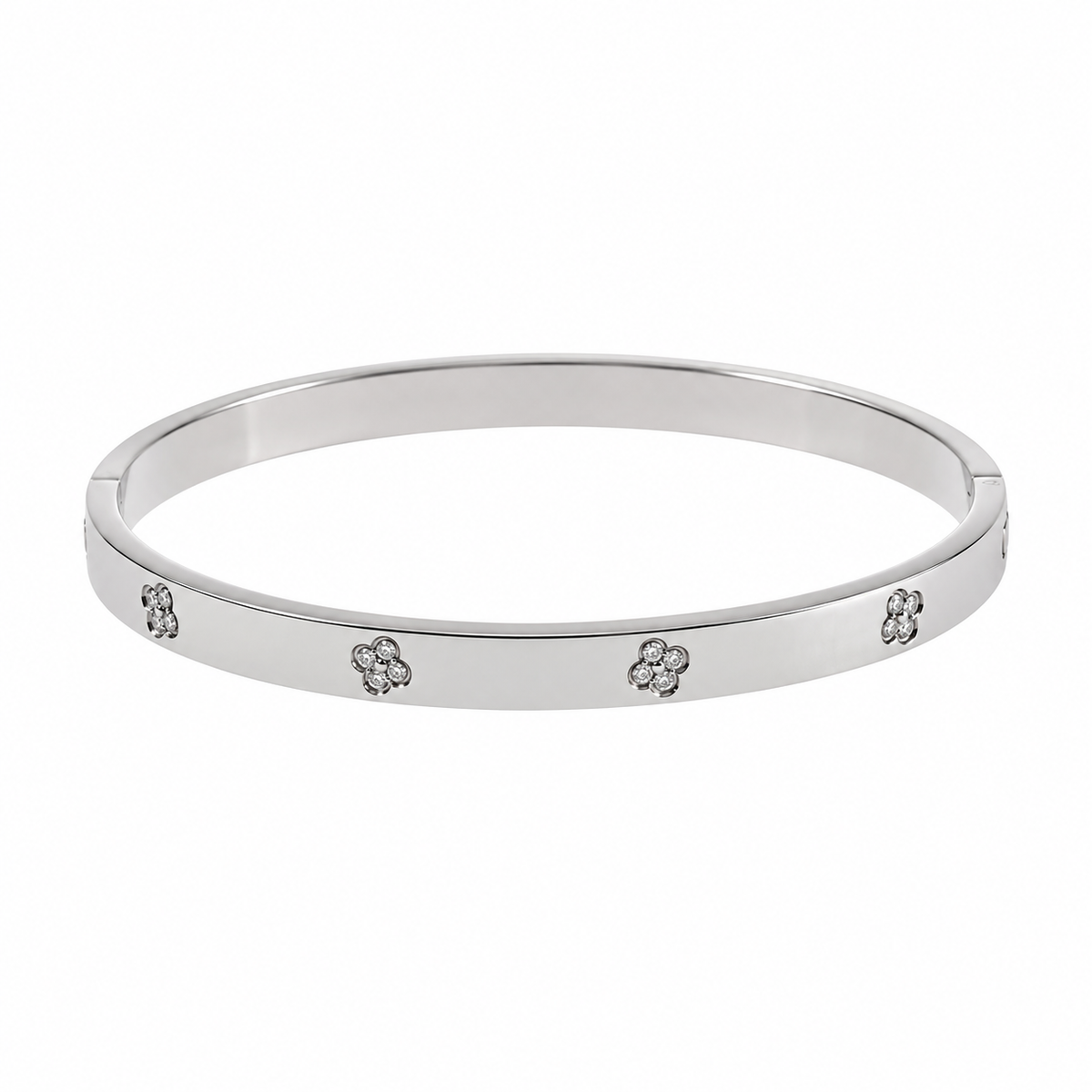 Pulseira Silver Diamond's Bangle