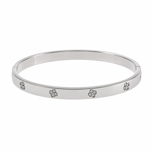 Pulseira Silver Diamond's Bangle