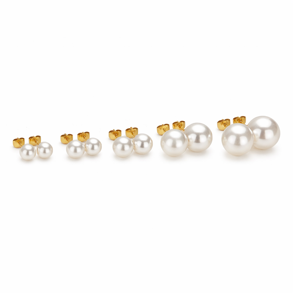 Brincos Pérola Gold Basic