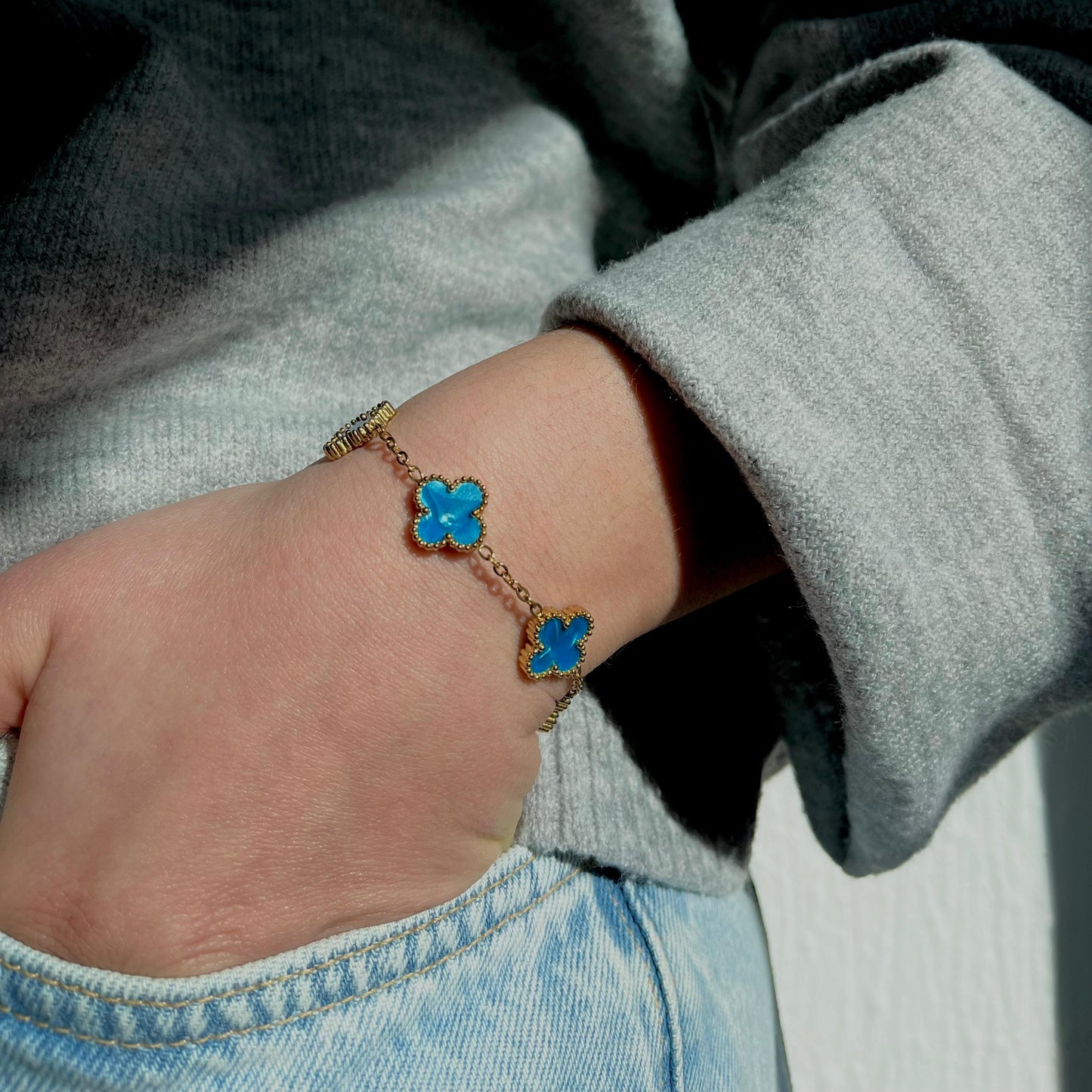 Pulseira Lucky Clover - Diamante