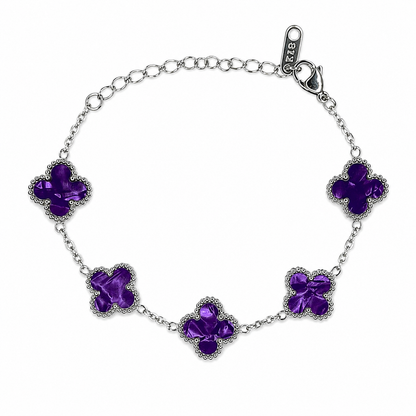 Pulseira Lucky Clover Silver | Purpur