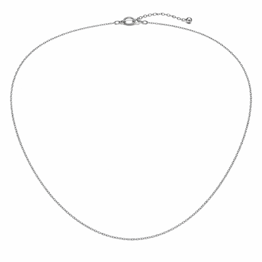 Corrente Fina Basic - Prateado