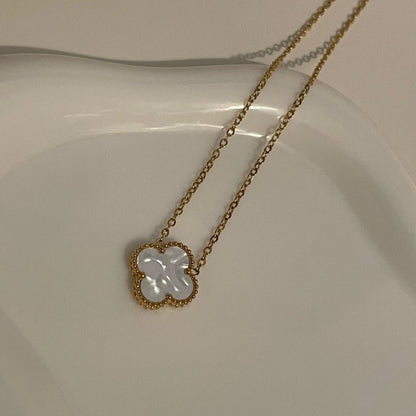 Colar Lucky Clover - Branco