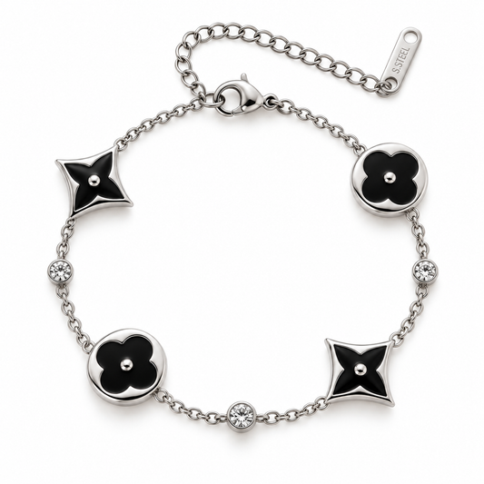 Pulseira Silver Luxe | Black