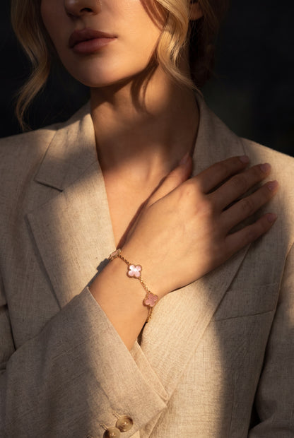Pulseira Lucky Clover | Blush