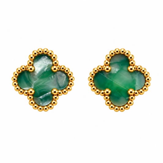Brincos Lucky Clover | Oliva