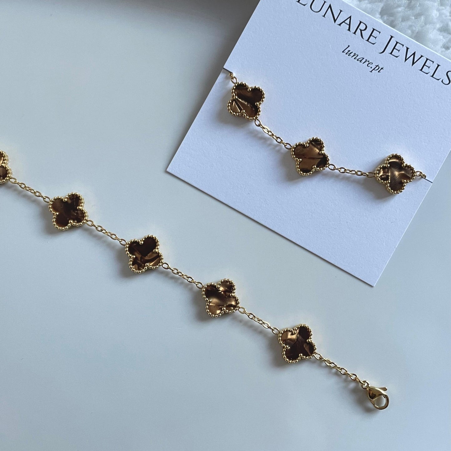 Pulseira Lucky Clover - Cacau