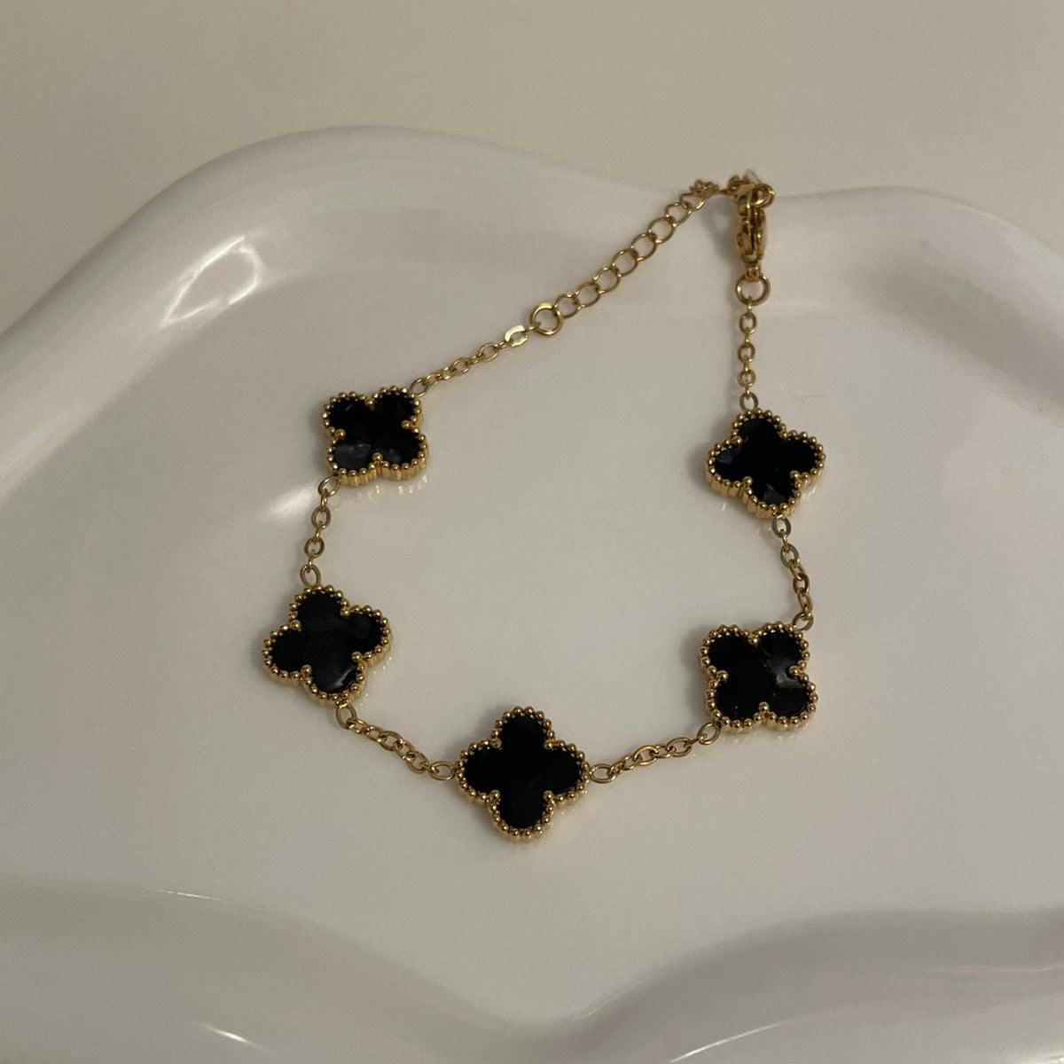 Pulseira Lucky Clover - Onyx