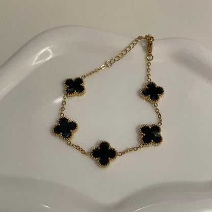 Pulseira Lucky Clover - Onyx