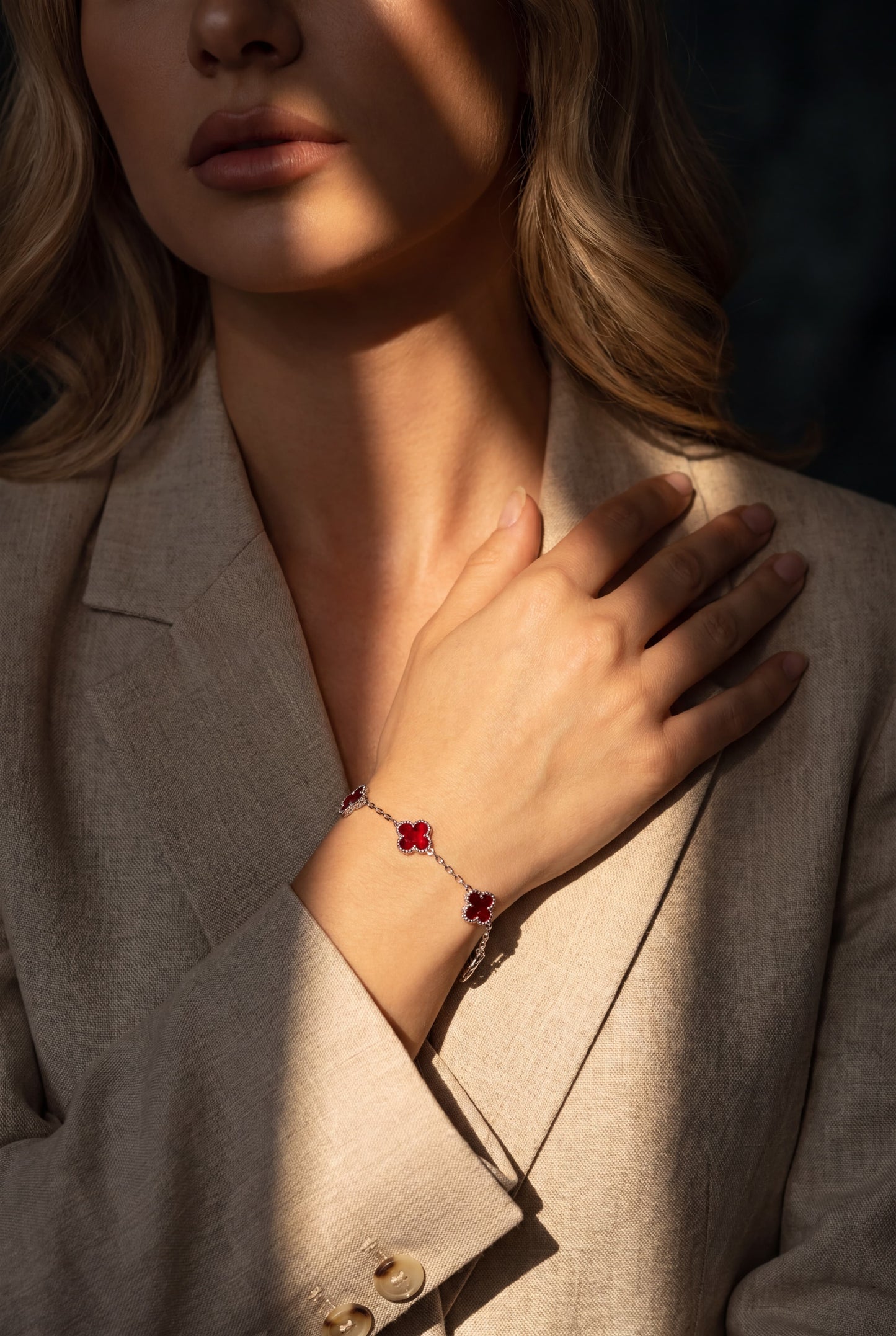 Pulseira Lucky Clover Silver | Ruby